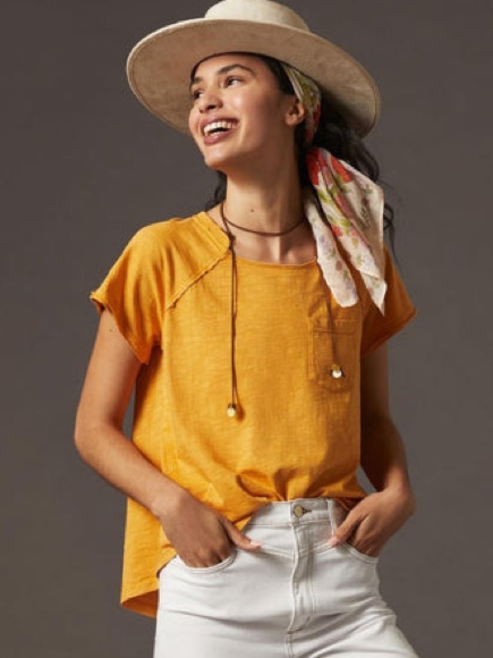 Pilcro sustainable pocket tee